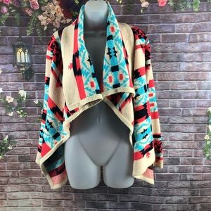 Moon Collection Women’s Sweaters Aztec Cardigan M